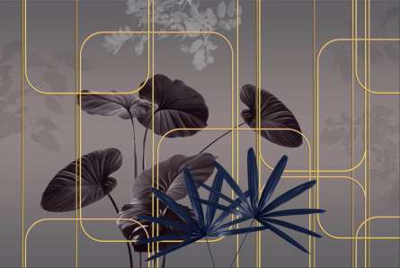 Фотошпалери яскраві листя