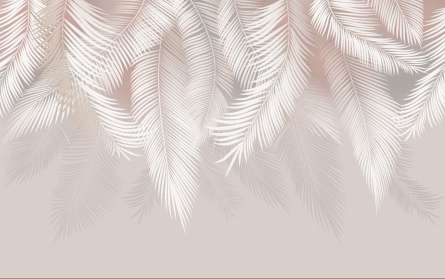Фотошпалери світлі листя на стіну