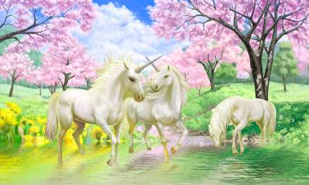 Фотошпалери Єдиноріг дитячі Фотошпалери Єдиноріг дитячі