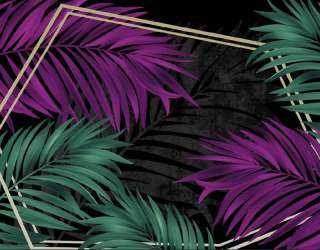 Фотошпалери тропічні листя 31567