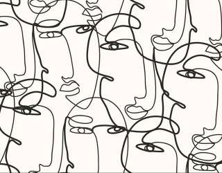 Фотошпалери Лінійні особи 32810