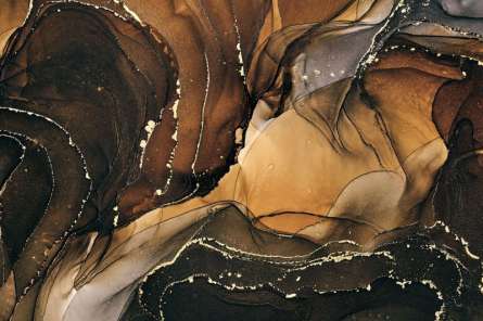 Фотошпалери флюїд арт розлучення коричневі