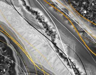 Фотошпалери чорний мармур 24945g