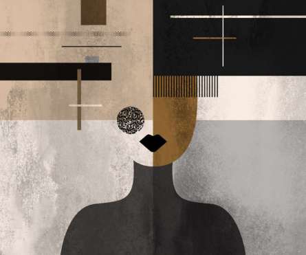 Фотошпалери абстрактна жінка Фотошпалери абстрактна жінка