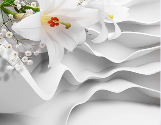 3д цветок 0057