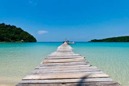 Фотошпалери Довгий причал Фотошпалери Довгий причал