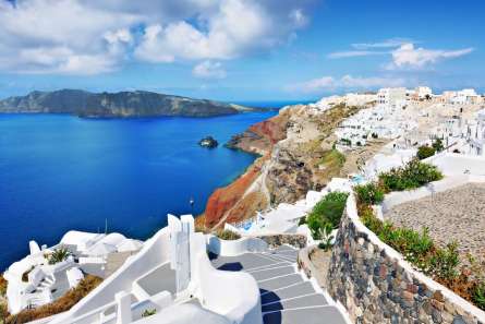 Фотошпалери Місто на березі моря Фотошпалери Місто на березі моря