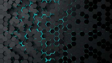 Фотошпалери шестикутники 3д