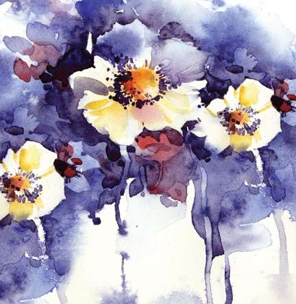 Фотошпалери Акварельні квіти Фотошпалери Акварельні квіти