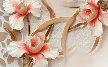 Фотообои в кухню Керамические цветы Фотообои в кухню Керамические цветы