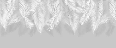 Фотошпалери листя в сірих відтінках