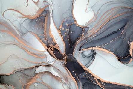 Фотообои Серый fluid art