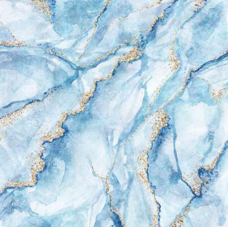Фотообои Голубой Fluid art
