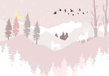 Фотошпалери лісовий пейзаж для дитячої