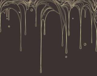 Фотошпалери line art краплі зі стелі 28354_2