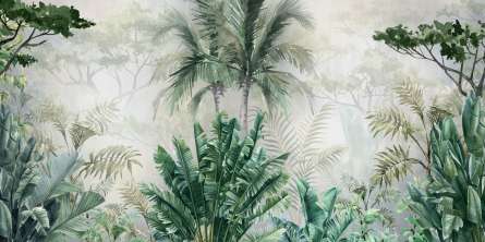 Фотообои Зеленые джунгли