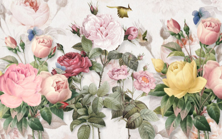 Фотошпалери Квіти вінтажні Фотошпалери Квіти вінтажні