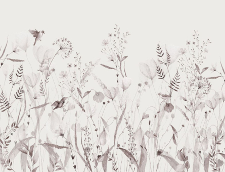 Фотообои Минималистичные цветы розовый оттенок Фотообои Минималистичные цветы розовый оттенок