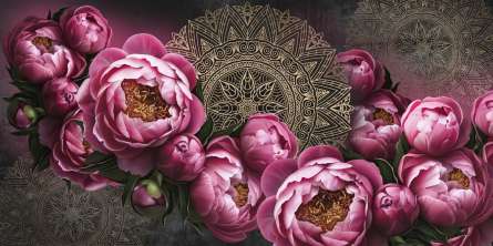 Фотошпалери квіти і схід