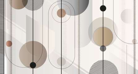 Фотообои Геометрические фигуры в стиле арт деко