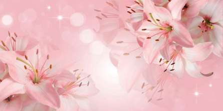 Фотошпалери Лілії 3д Фотошпалери Лілії 3д