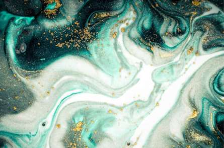 Фотошпалери Зелений флюїд алкоинк Фотошпалери Зелений флюїд алкоинк