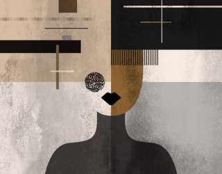 Фотошпалери абстрактна жінка 34349