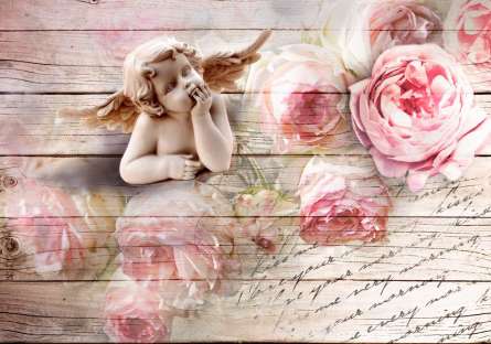 Фотообои в кухню Ангелочек Фотообои в кухню Ангелочек