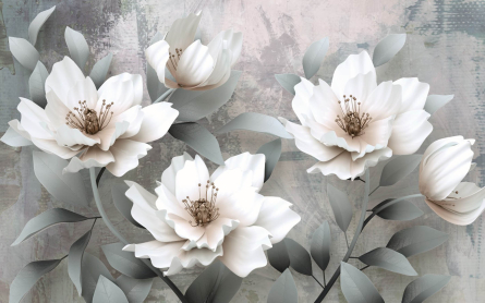 Фотошпалери 3Д квіти