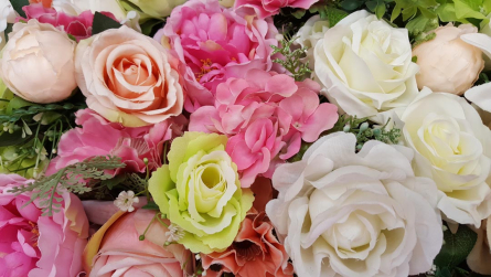 Фотошпалери квіти з тканини Фотошпалери квіти з тканини