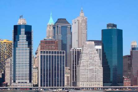 Фотошпалери Різні будівлі Нью-Йорка Фотошпалери Різні будівлі Нью-Йорка