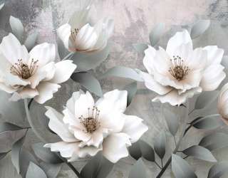 Фотошпалери 3Д квіти 28023