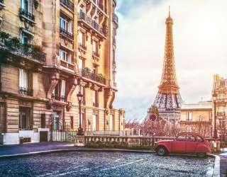 Фотошпалери стара вулиця Парижа 21344