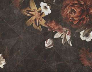 Фотообои Цветы на тёмном 26716