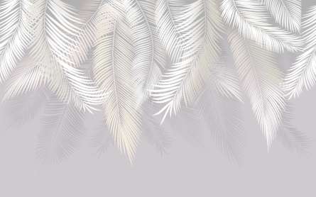 Фотошпалери пухнасті пальмове листя на стіну