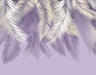 Фотошпалери фіолетові листя на стіну 31612