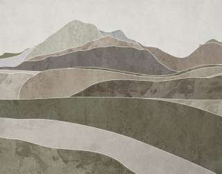 Фотообои Коричневые горы 27573