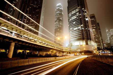 Фотошпалери Нічний мегаполіс