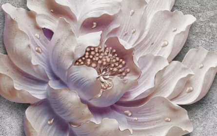 Фотообои Барельефный цветок