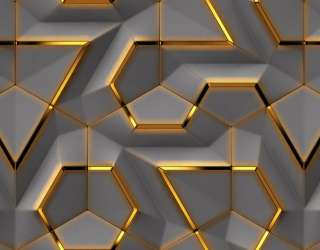 Фотошпалери геометрія сіра золото 25555g