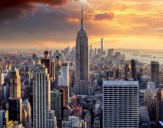 Фотошпалери Місто на заході 24475