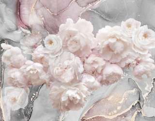 Фотошпалери півонії на тлі флюїду 33164