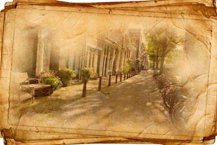 Фотошпалери Вінтажна вулиця