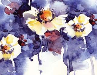 Фотошпалери Акварельні квіти 22386