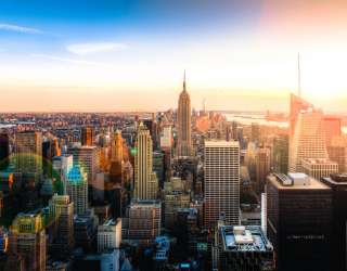 Фотошпалери Манхеттен на заході 24477