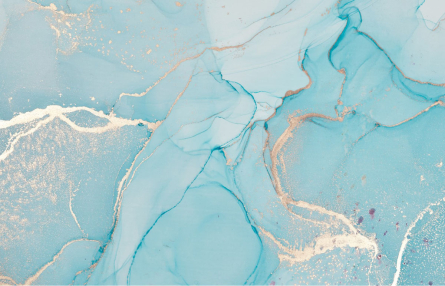 Фотошпалери Бірюзовий флюїд золото