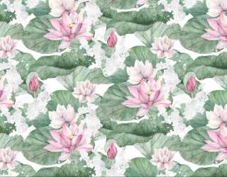 Фотошпалери Дизайнесркие лотоси 30975