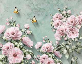 Фотошпалери Рожеві квіти 29077