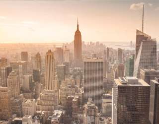 Фотошпалери Нью Йорк світанок 20732