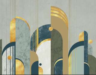 Фотошпалери дизайнерські з золотом 26714g